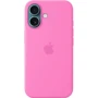 Чехол для iPhone Apple iPhone 16 Silicone Case with MagSafe - Peony (MDGM4ZM/A): Материалы Силикон