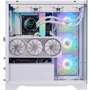 Корпус ADATA XPG INVADER X Tempered Glass White (INVADERXMTWOF-WHCWW): Материал передней панели закаленное стекло