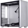 Корпус QUBE V9 Silver (QBV9M_WSNU3): Материал передней панели Алюминий