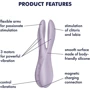 Клиторальный вибратор Satisfyer Threesome 2 Violet