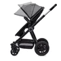 Универсальная коляска 2 в 1 Kinderkraft Veo Black/Gray (KKWVEOBLGR2000): Материал колес EVA
