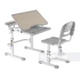 Комплект FunDesk Парта і стілець-трансформери Sorriso Grey