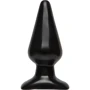 Анальная пробка Classic Butt Plug Large, черный, 10,6x5 см