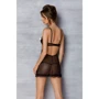 Пеньюар Passion MARINA CHEMISE black XXL/XXXL