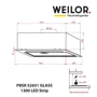 Вытяжка Weilor  PBSR 52651 GLASS WH 1300 LED Strip: Тип воздухоочистителя Рециркуляция, Отвод