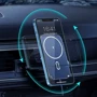 Держатель Choetech Car Holder Air Vent MagSafe 15W Black (T200-F) for iPhone 16 I 15 I 14 I 13 I 12 series  фото 6