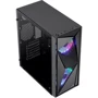 Корпус Aerocool Glider Cosmo-G-BK-v1 Black Mid Tower FRGB: Форм-фактор материнской платы ATX / Micro-ATX / Mini-ITX