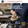 Сковорода Tefal Jamie Oliver Kitchen Essential ВОК 28 см (E3141974): Антипригарное покрытие Titanium 2Х