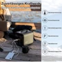 Зарядная станция FlashFish 1200W 297600mAh 1100Wh Portable Power Station: Разъемы для подзарядки Зарядка от солнечной панели, Зарядка от сети, Зарядка от автомобиля