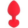 Анальная пробка с кристаллом Orion Silicone Plug Medium