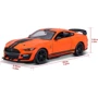Автомодель Maisto (1:24) 2020 Ford Mustang Shelby GT500 помаранчевий (31532 orange) фото 5