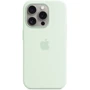 Чехол для iPhone Apple Silicone Case with MagSafe Soft Mint (MWNL3) for iPhone 15 Pro