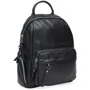 Женский рюкзак Borsa Leather черный (K12045-black): Фактура Матовая, Зернистая