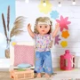 Одяг для ляльки Baby Born Квітковий джинс 43 см (832677) фото 3