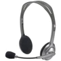Наушники Logitech Stereo Headset H110 (981-000271): Тип конструкции накладные