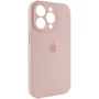Чехол для iPhone Mobile Case Silicone Case Full Camera Protective Pink Sand for iPhone 15 Pro Max: Цвет розовый
