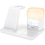 Зарядное устройство Hoco Wireless Charger CQ9 Crown 15W 3in1 White for iPhone 16 I 15 I 14 I 13 I 12 series: Кабель в комплекте отсутствует