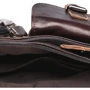 Чоловіча поясна сумка Keizer коричнева (k1886-dark brown): Застібка Блискавка