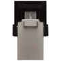 USB-флешка Kingston 64GB DataTraveler MicroDuo USB 3.0/microUSB Black/Silver (DTDUO3/64GB): Дополнительно Поддерживает USB OTG