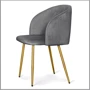 Кресло Hommex Nicole Dark Grey (арт.H-360 Dark Grey): Материал каркаса металл
