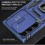 Чехол для телефонов Mobile Case Camshield Army Ring Navy for Samsung S938 Galaxy S25 Ultra: Цвет синий