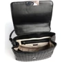 Жіночий рюкзак Guess Matrix Backpack чорний (HWVG7740320-BLA): Фактура Стьобана, матова, Гладка