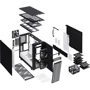 Корпус Fractal Design Define 7 Black / White Solid (FD-C-DEF7A-04) фото 12