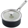 Ковш с крышкой KitchenAid Steel Core 20 см 2.4 л матовый черный (CC005999-001)