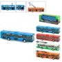 Троллейбус, Автобус инерция 9690ABCD АВТОПРОМ,1:43, 4 цвета