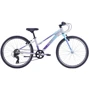 Велосипед 24" Apollo NEO 7s girls Brushed Alloy / Ice Blue / Purple Fade
