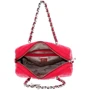 Женская сумка бочонок Guess Logo Love Box Satchel красная (HWSG7662060-HIB): Фактура Тиснение, Матовая