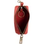 Женская ключница DNK Leather красная (DNK-Keys-S-bochkaH-col.H): Материал Натуральная кожа