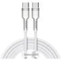 Кабель Baseus Cable USB-C to USB-C Cafule Metal 100W 2m White (CATJK-D02)