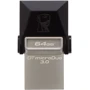 USB-флешка Kingston 64GB DataTraveler MicroDuo USB 3.0/microUSB Black/Silver (DTDUO3/64GB)