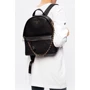 Женский рюкзак Michael Kors Slater MD Backpack черный (30T0G04B1L001): Тип ручки На цепочке, Плечевой ремень, Короткая ручка