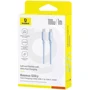 Кабель Baseus Cable USB-C to USB-C Silky Series 100W 1m Blue (P10377704313-00) фото 9
