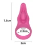 Ерекційне віброкільце LoveToy Power Clit Cockring, Pink