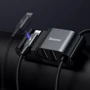 Кабель Baseus USB Cable to Lightning + 2xUSB Backseat 1.5 m Black (CALHZ-01) фото 8