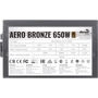 Блок питания AeroCool Aero Bronze 650 (ACPB-AR65AEC.11) 650W: Модульные (съемные) кабеля Есть