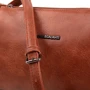 Женская сумка через плечо Amelie Galanti коричневая (A991339-red-br): Фактура Матовая, Гладкая