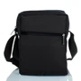 Чоловіча сумка планшет DNK Leather чорна (DNK-Bag-724-1): Тип ручки Плечовий ремінь, Без ручки