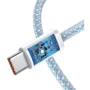 Кабель Baseus Cable USB-C to USB-C Dynamic Series Fast Charging 100W 1m Blue (CALD000203) фото 4