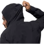 Куртка Jack Wolfskin West Coast Jacket 1110811-6000 48 чорна зимова з капюшоном: Фасон Прямий