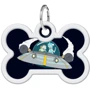 Адресник металевий WAUDOG Smart ID з QR паспортом малюнок Рік та Морті 1 40х28 мм (231-0280): Виробник WAUDOG