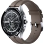 Смарт-часы Xiaomi Watch 2 Pro Silver Case with Brown Leather Strap (Global)