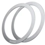 Держатель Пластина для MagSafe Baseus Halo Series Magnetic Metal Ring (2pcs) Silver (PCCH000012)