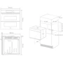 Духова шафа електрична Samsung NV7B4345VAK/WT: Клас енергоспоживання A+