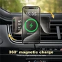 Держатель WIWU Car Holder Wireless Charger CH-323 15W Black: Тип автомобильный