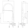 Смеситель для кухонной мойки Corso Adda EB-4B520C