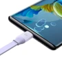 Кабель Baseus USB Cable to Micro USB/Lightning/Type-C Bright Mirror 2 Series Retractable 66W 1.1m Purple (CAMJ010105) фото 5